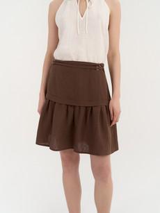 Ravena Gathered Skirt via AmourLinen