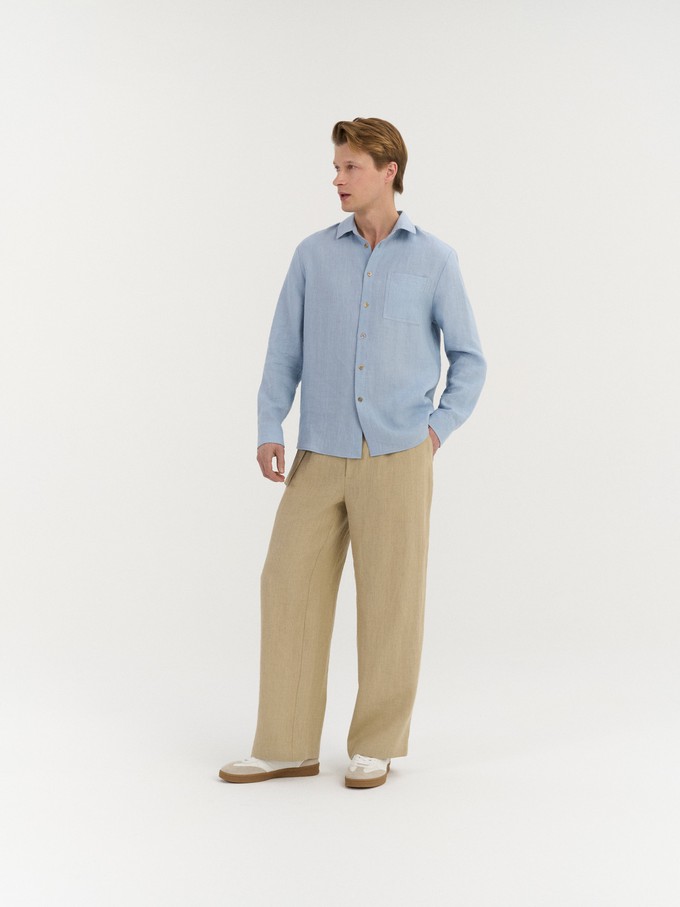 Enzo Pleated Pants from AmourLinen