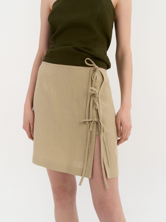 Manon Skirt with Ties from AmourLinen