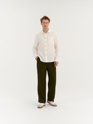 Enzo Pleated Pants from AmourLinen