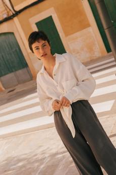 MOLLY shirt in Cream | sale via AmourLinen