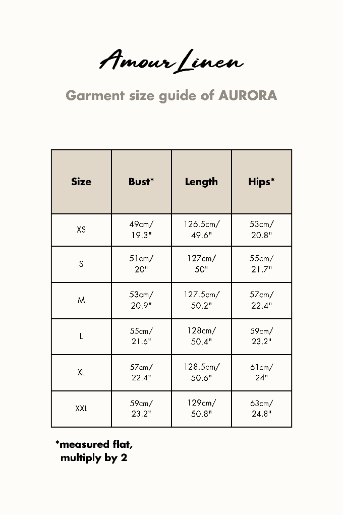 AURORA dress in Dusty Lavender XXL | sale from AmourLinen