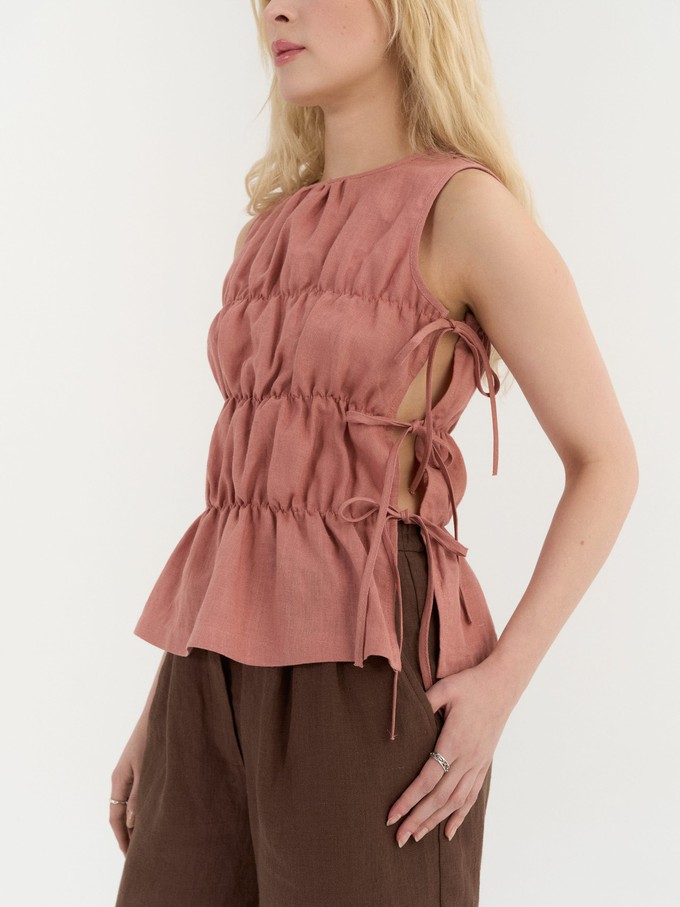 Eloise Gathered Top from AmourLinen
