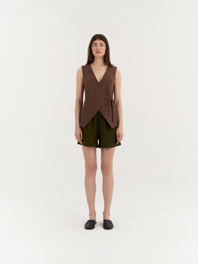 Blanca Wrap Top from AmourLinen