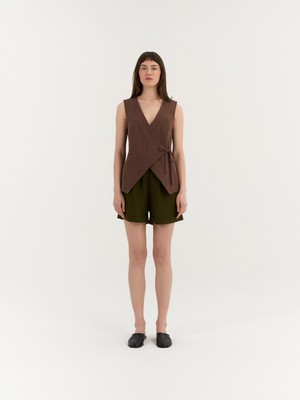 Blanca Wrap Top from AmourLinen