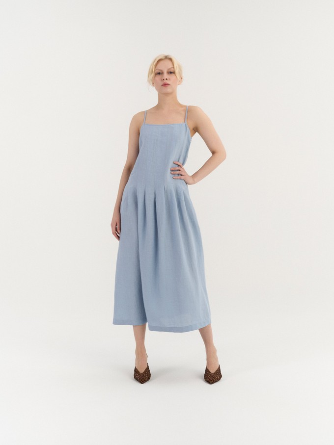 Sarah Pleated Dress from AmourLinen