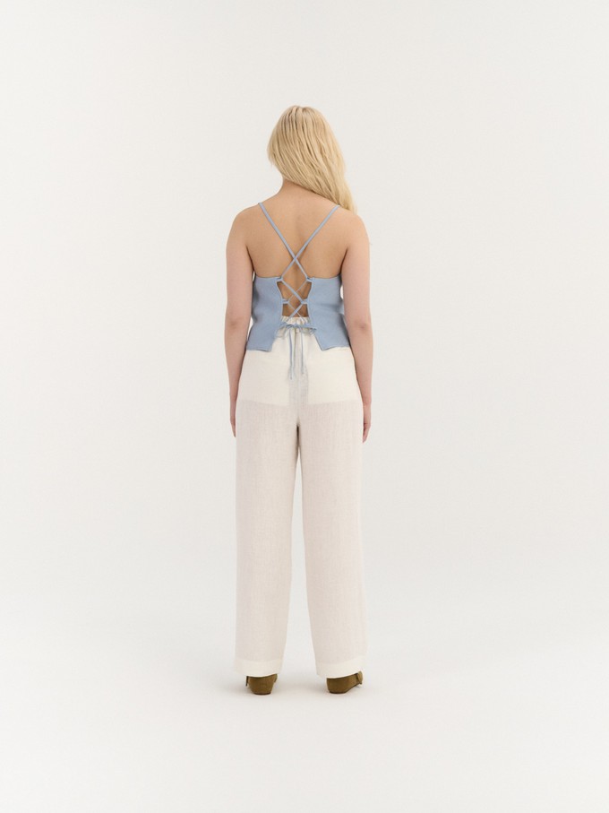 Ava Lace-Back Top from AmourLinen