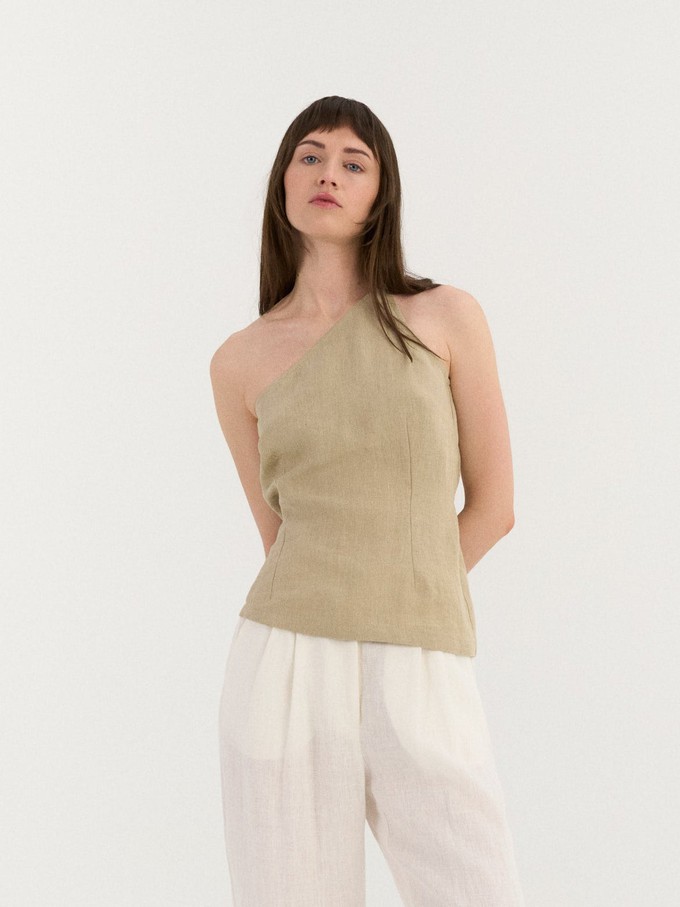 Nina One-Shoulder Top from AmourLinen