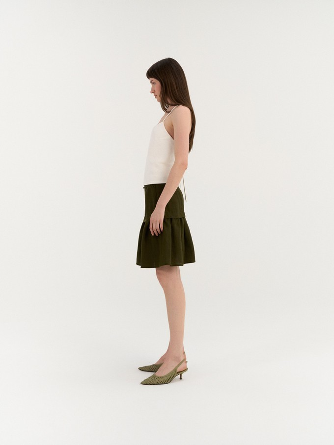 Ravena Gathered Skirt from AmourLinen