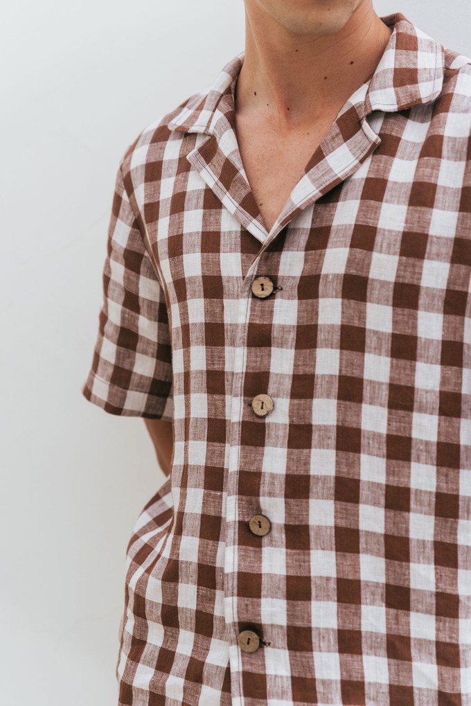 Linen loungewear shorts set ASPEN | ARCHIVE SALE from AmourLinen