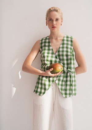 Blanca Wrap Top from AmourLinen