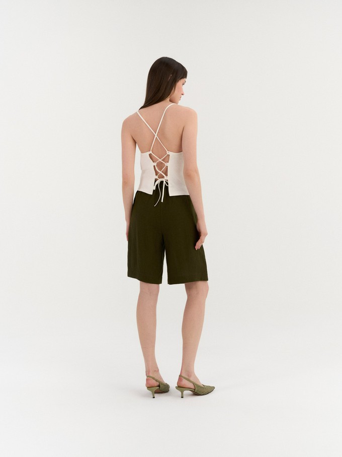 Ava Lace-Back Top from AmourLinen
