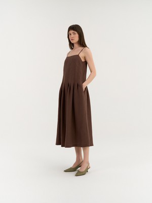 Sarah Pleated Dress from AmourLinen