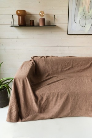 Linen couch cover from AmourLinen Linen couch cover from AmourLinen