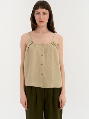 Maris Button Top from AmourLinen