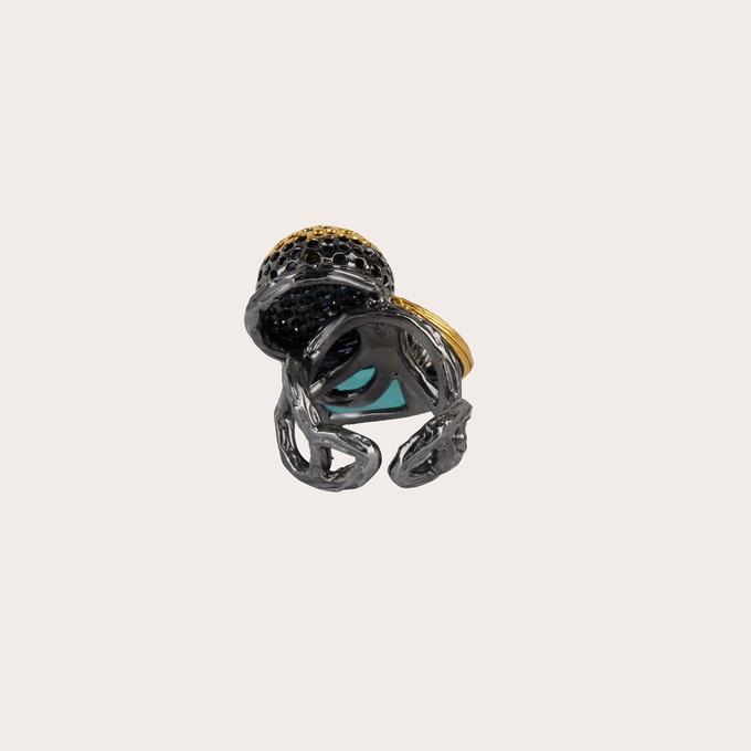 Blue Apatite ring from Ana Dyla