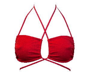 Geranium / Low Versatile Bikini Top from Anekdot
