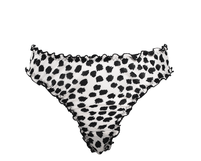 White Leo Frilly Panties from Anekdot