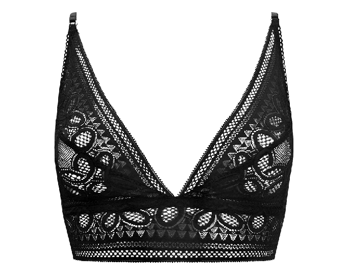 Phenomena Black Bralette from Anekdot