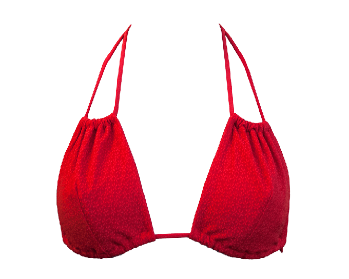 Geranium / Low Versatile Bikini Top from Anekdot