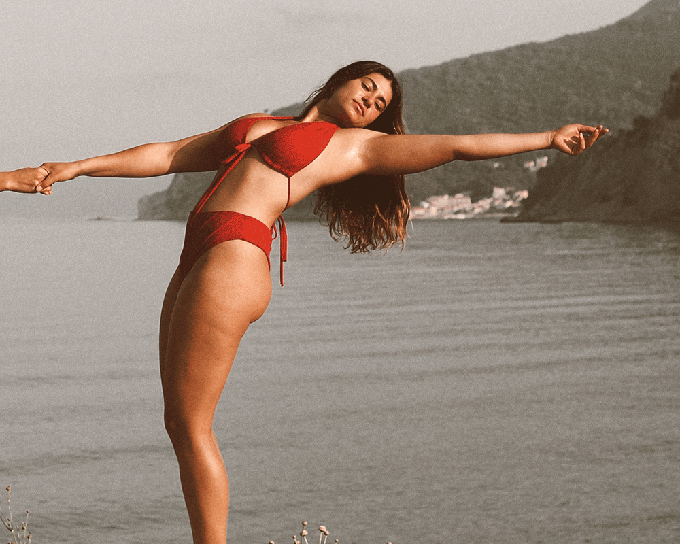 Geranium / Core Bikini Bottom from Anekdot