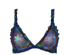 Aurora Silk Bralette via Anekdot
