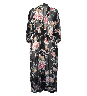 Sheer Floral Robe from Anekdot