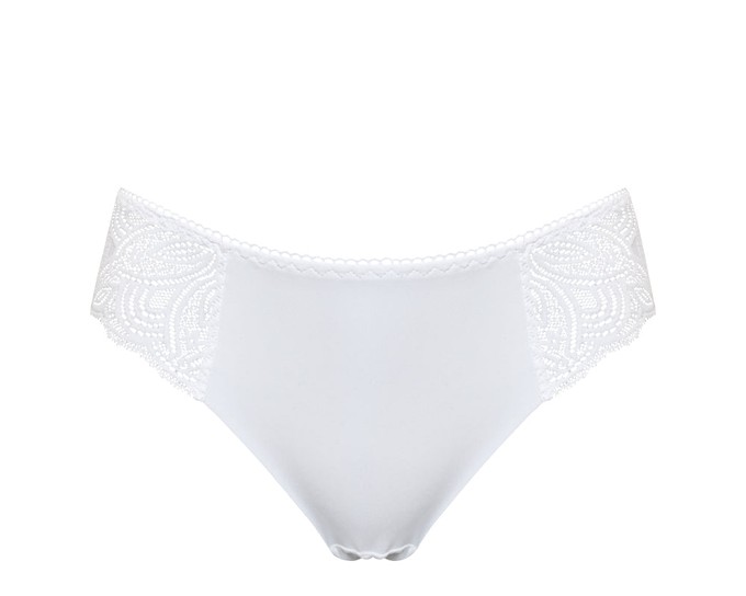 Lotus White Cheeky Panties from Anekdot