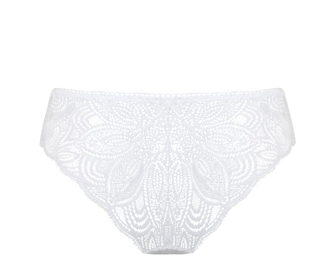 Lotus White Cheeky Panties from Anekdot