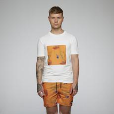 AS tee ss PO seatrash print orange via arctic seas