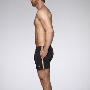 AS swimmer32 BO black with gold moiré side stripe from arctic seas