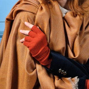 Rusty Orange Brown Cashmere Scarf from Asneh