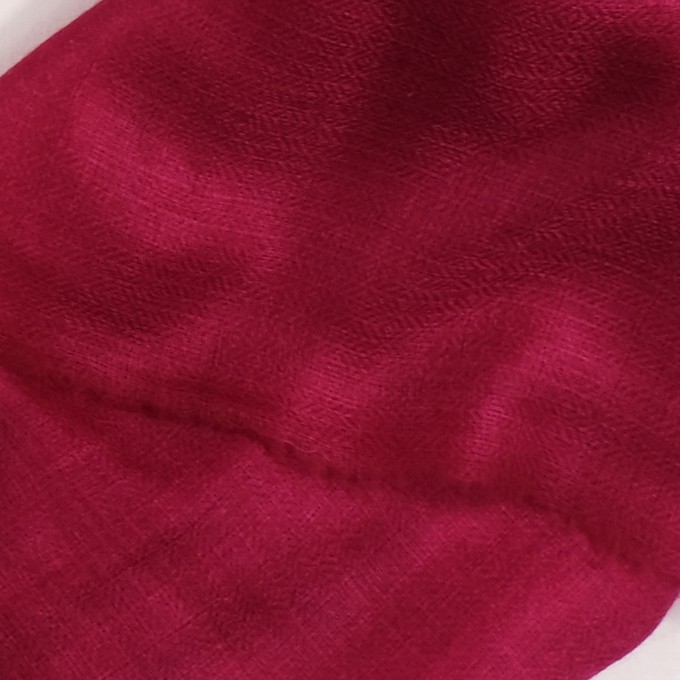 Large Cerise Red Cashmere Scarf from Asneh