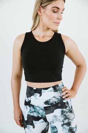 Crop Top / Black from Audella Athleisure