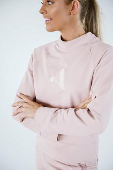 Sweatshirt / Misty Rose via Audella Athleisure