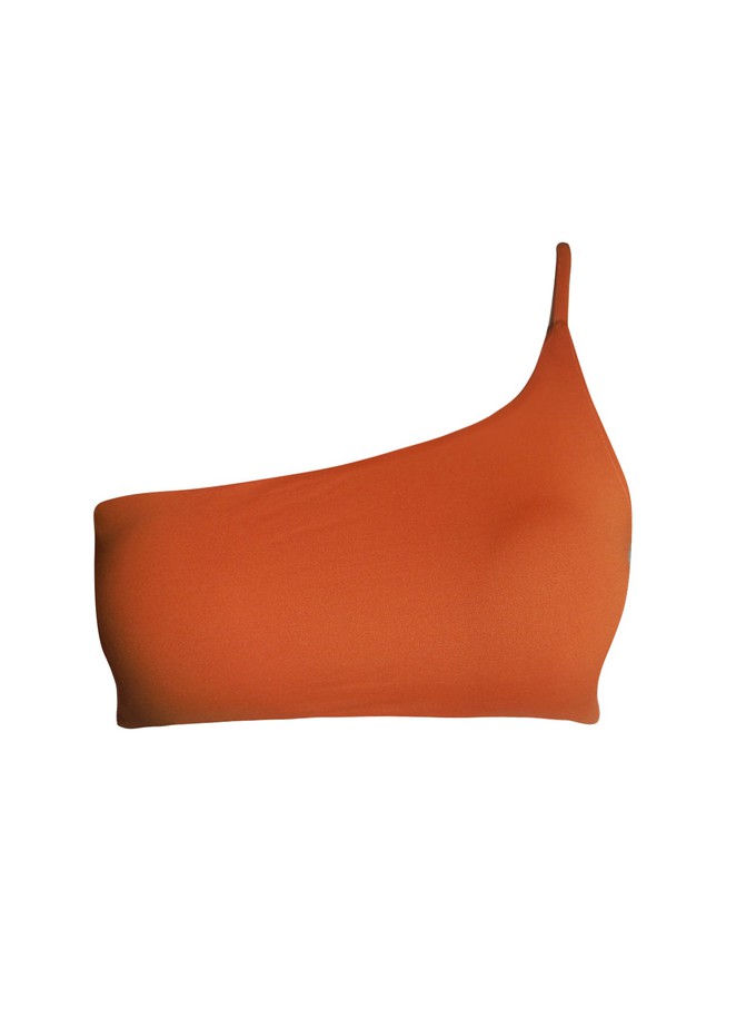 One Shoulder Top | Burnt Orange from AURAI SWIM