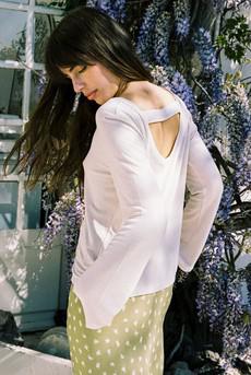 Top Abelia cream via avani apparel