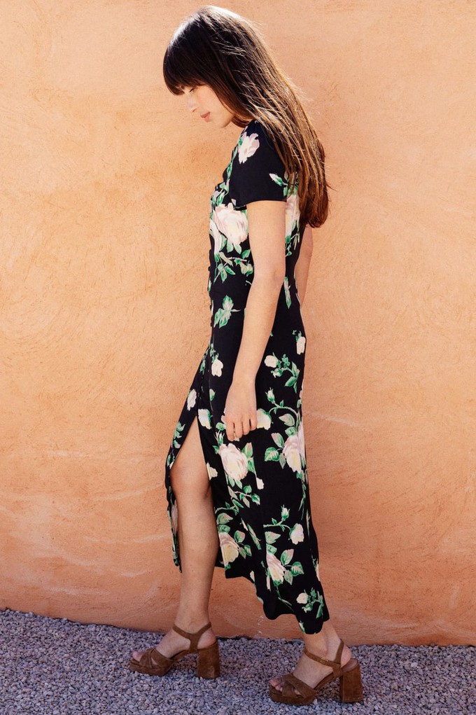 Dress Saule black from avani apparel