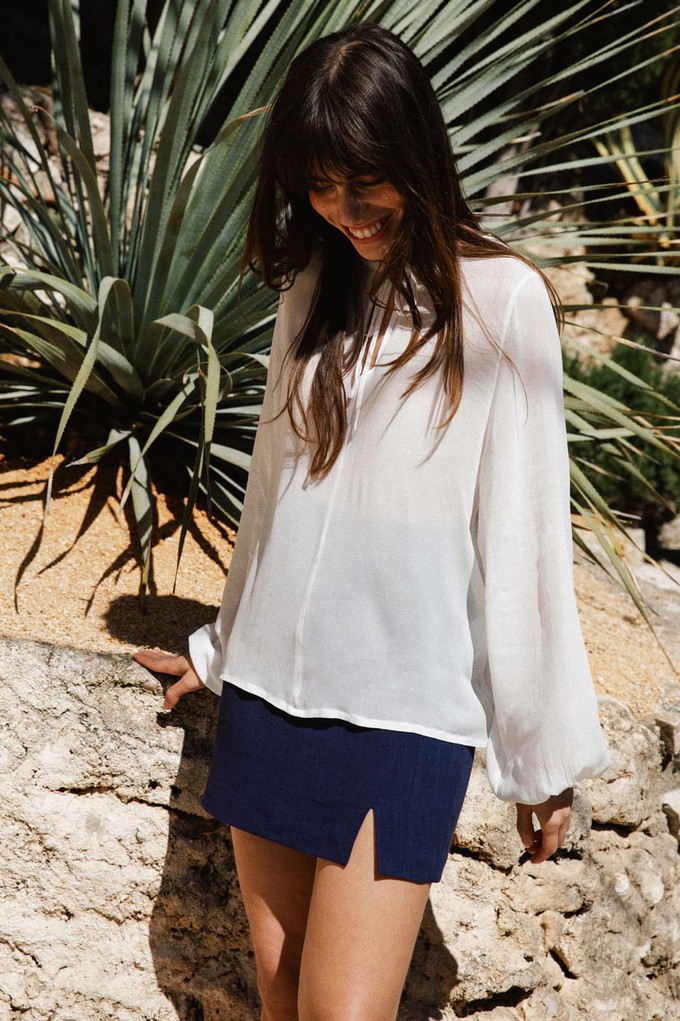 Blouse Silène white from avani apparel