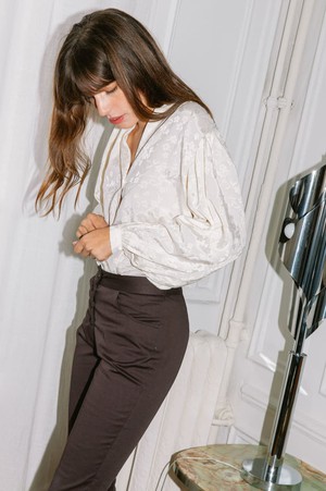 Blouse Hortensia green from avani apparel