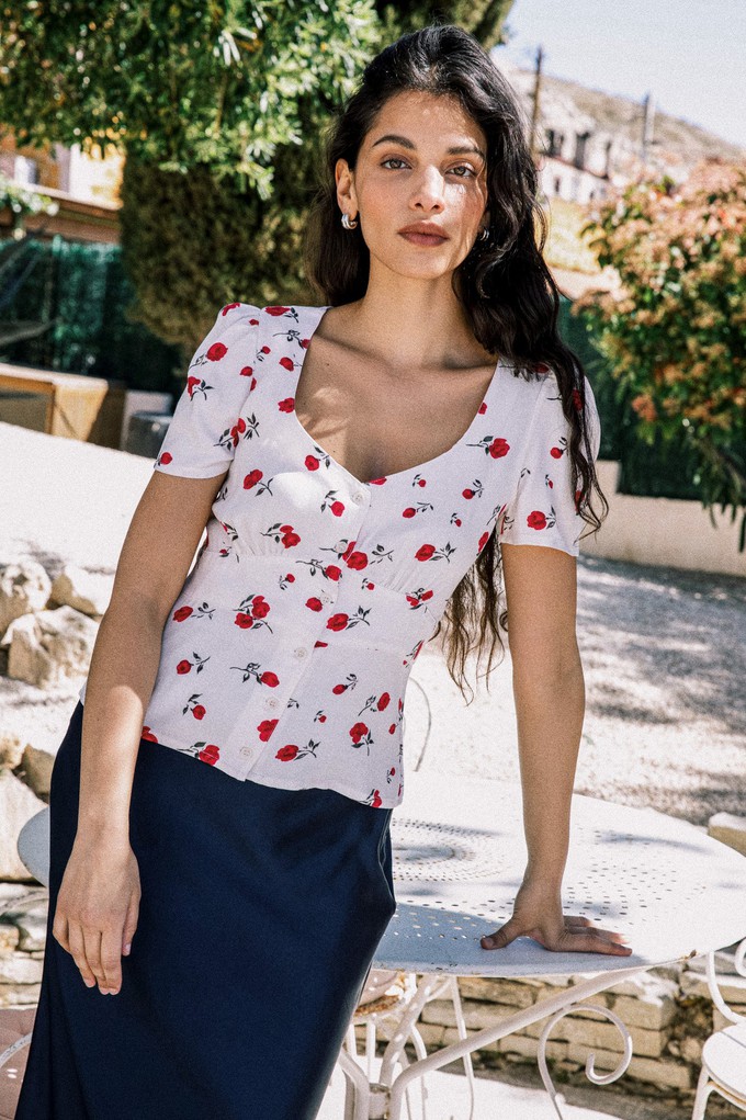 Blouse Althéa white from avani apparel
