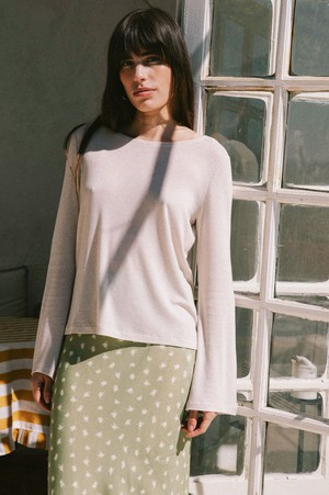 Top Abelia cream from avani apparel
