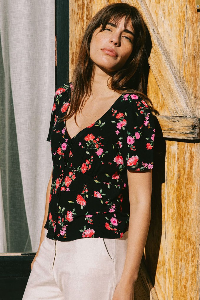 Blouse Althéa black from avani apparel