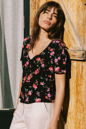 Blouse Althéa black from avani apparel