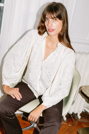 Blouse Hortensia green from avani apparel