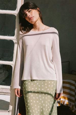 Top Abelia cream from avani apparel