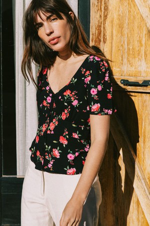 Blouse Althéa black from avani apparel