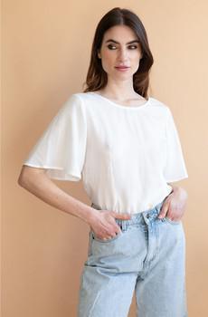 Reversible blouse Lys white from avani apparel