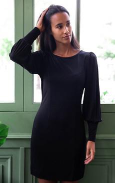 Dress Freesia black via avani apparel