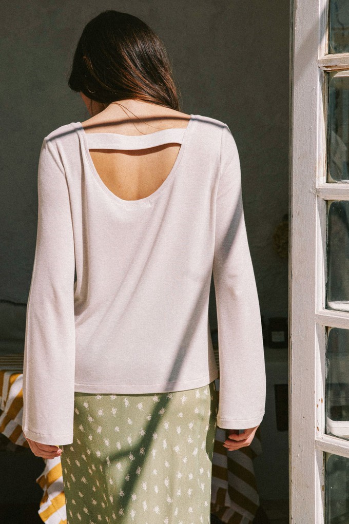 Top Abelia cream from avani apparel
